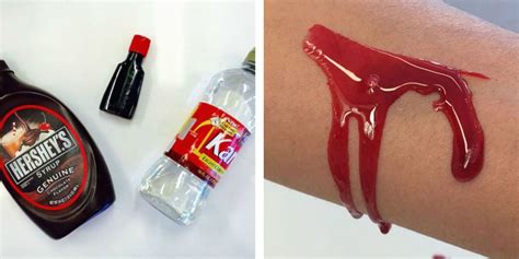 fake blood safe for clothes|no stain blood diy.